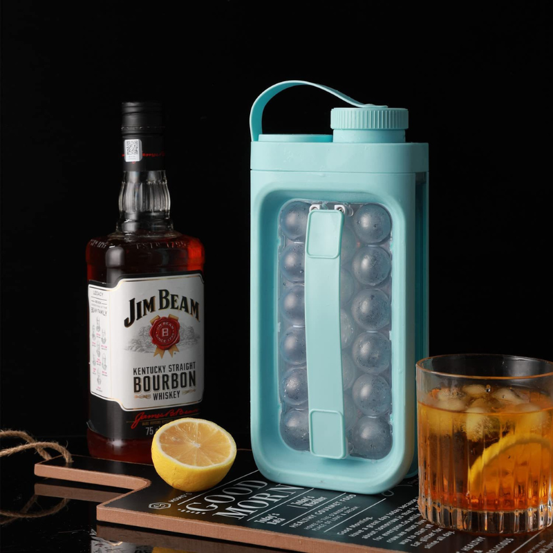 PORTABLE ICE BALL KETTLE, 2 COLORS, 500 ML/ 17 OZ