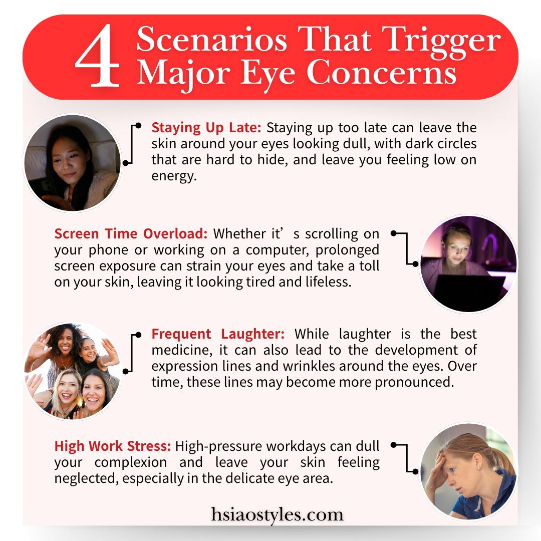 Portable Anti-Aging Eye Massager with EMS & Red Light Heating | Reduces Dark Circles & Wrinkles