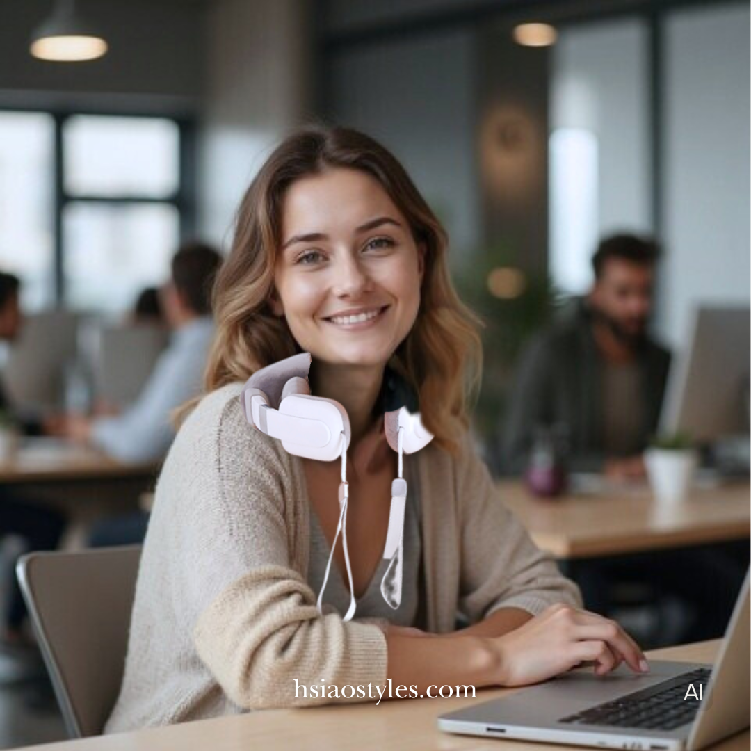Portable Neck & Shoulder Massager with Heat | Deep Tissue Massage for Pain Relief