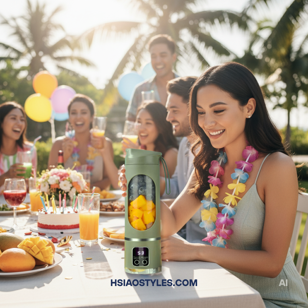USB Portable Smoothie Blender | 450ml Mini Blender for Shakes & Ice