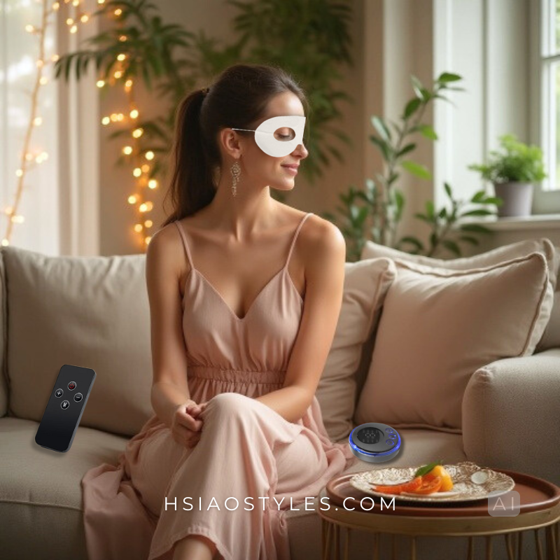 Portable EMS Face & Eye Massager | Stress Relief & Wrinkle Reduction Set