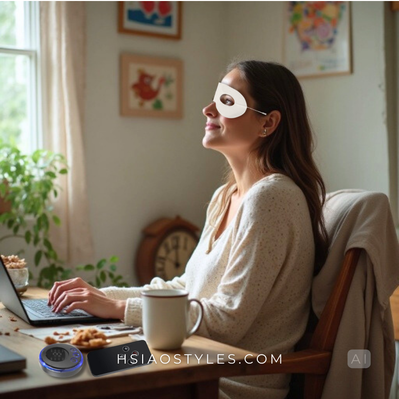 Portable EMS Face & Eye Massager | Stress Relief & Wrinkle Reduction Set