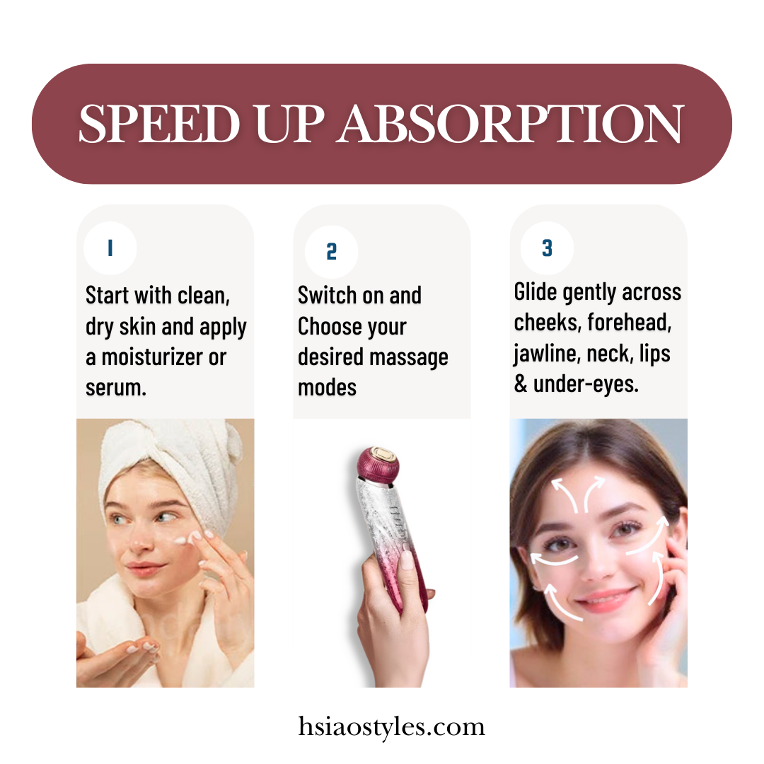 6-in-1 Anti-Aging Facial & Eye Massager | Skin Tightening Portable USB Tool