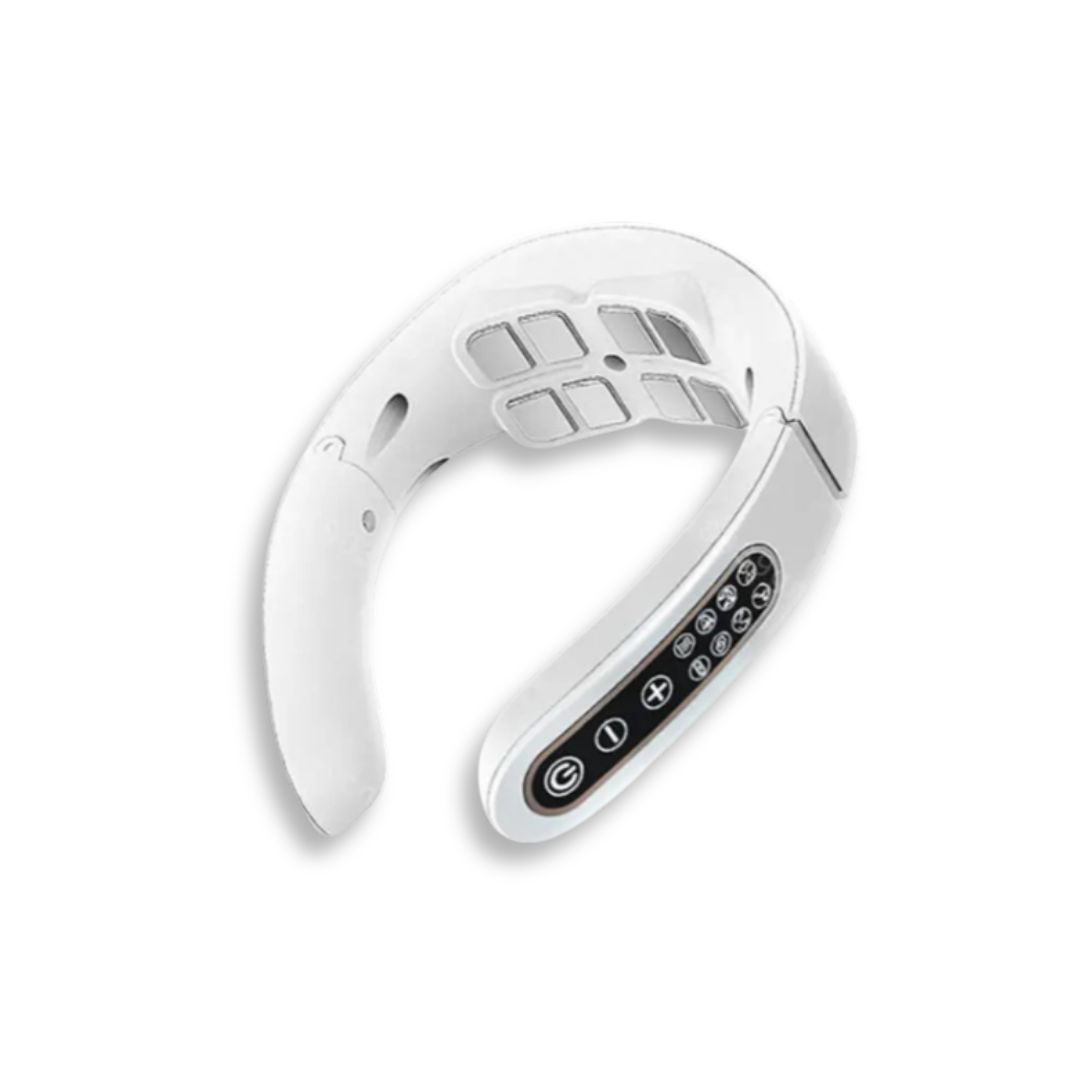 Portable Heated Cervical Massager | 8 Massage Nodes, 6 Modes for Neck Tension Relief