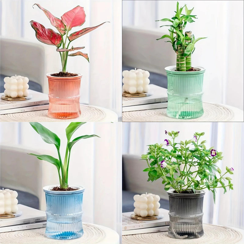 4 COLORS SELF WATERING PLANTER POT