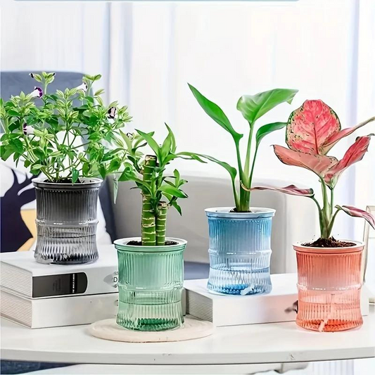 4 COLORS SELF WATERING PLANTER POT