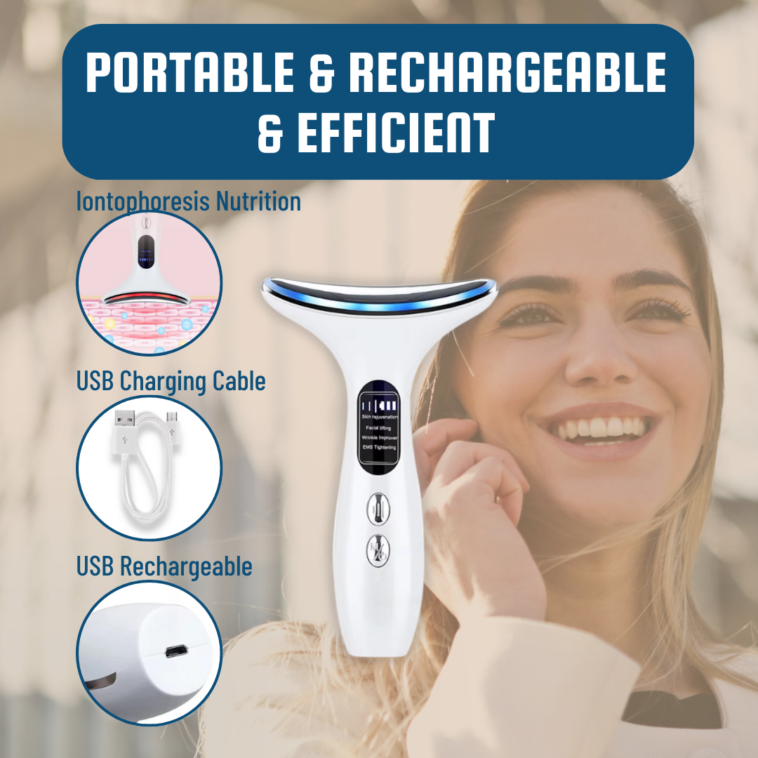 4-Mode Face & Neck Beauty Massager