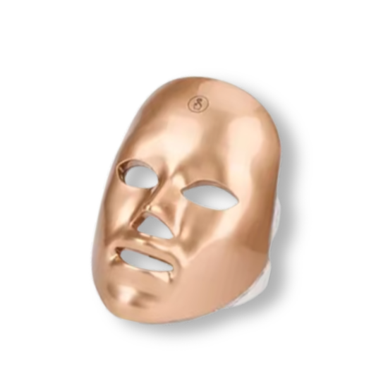 Quick Self-Care 7-Color LED Face Mask | Golden | Rechargeable