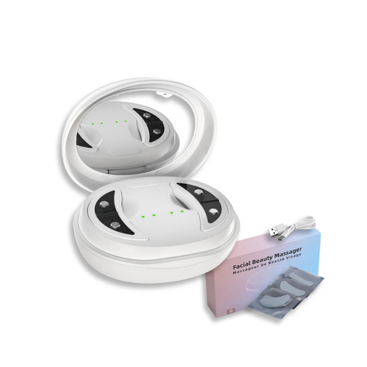 Portable Anti-Aging Eye Massager with EMS & Red Light Heating | Reduces Dark Circles & Wrinkles