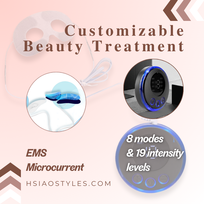 Portable EMS Face & Eye Massager | Stress Relief & Wrinkle Reduction Set