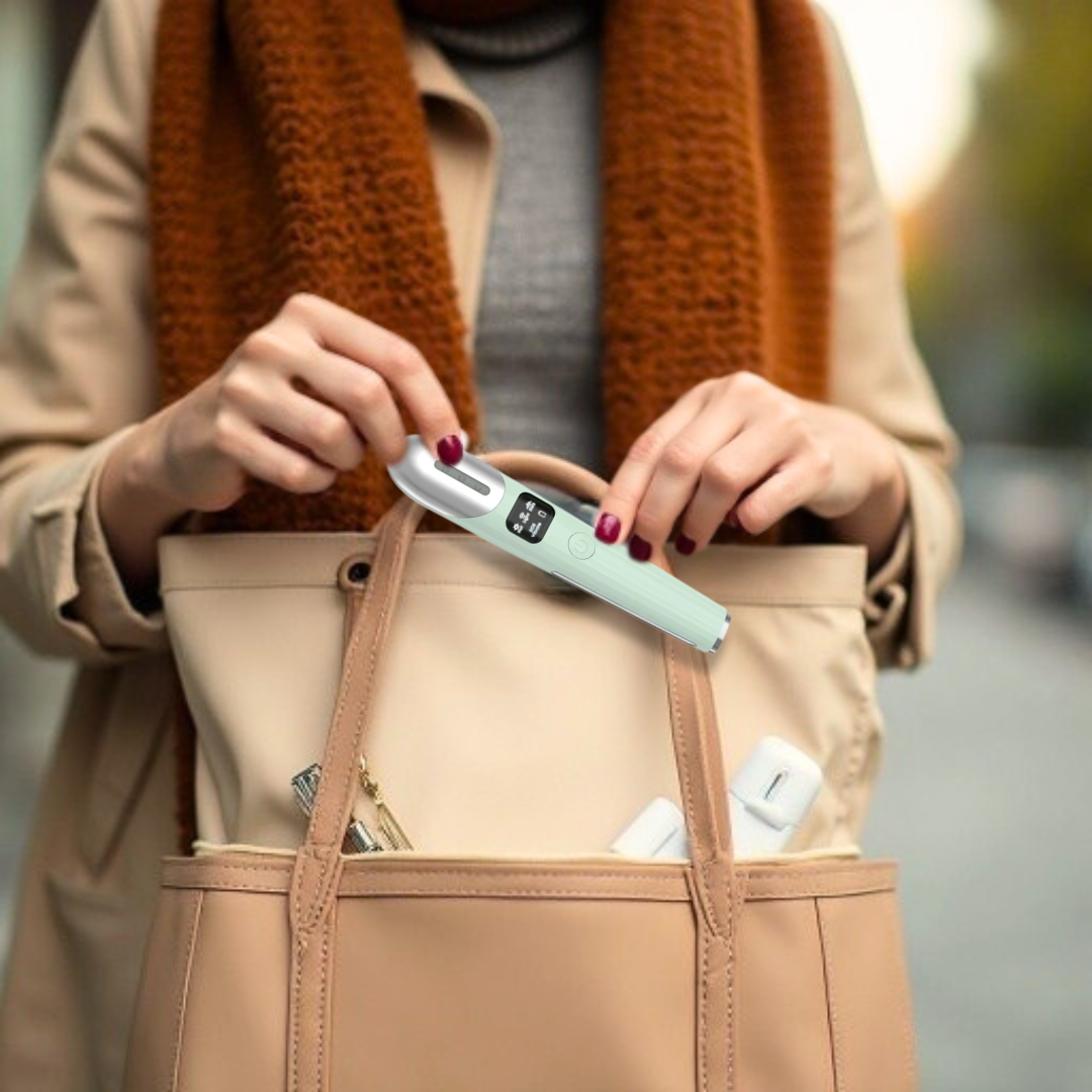 Rechargeable 3-in-1 Eye Massager for Wrinkles, Dark Circles & Fatigue