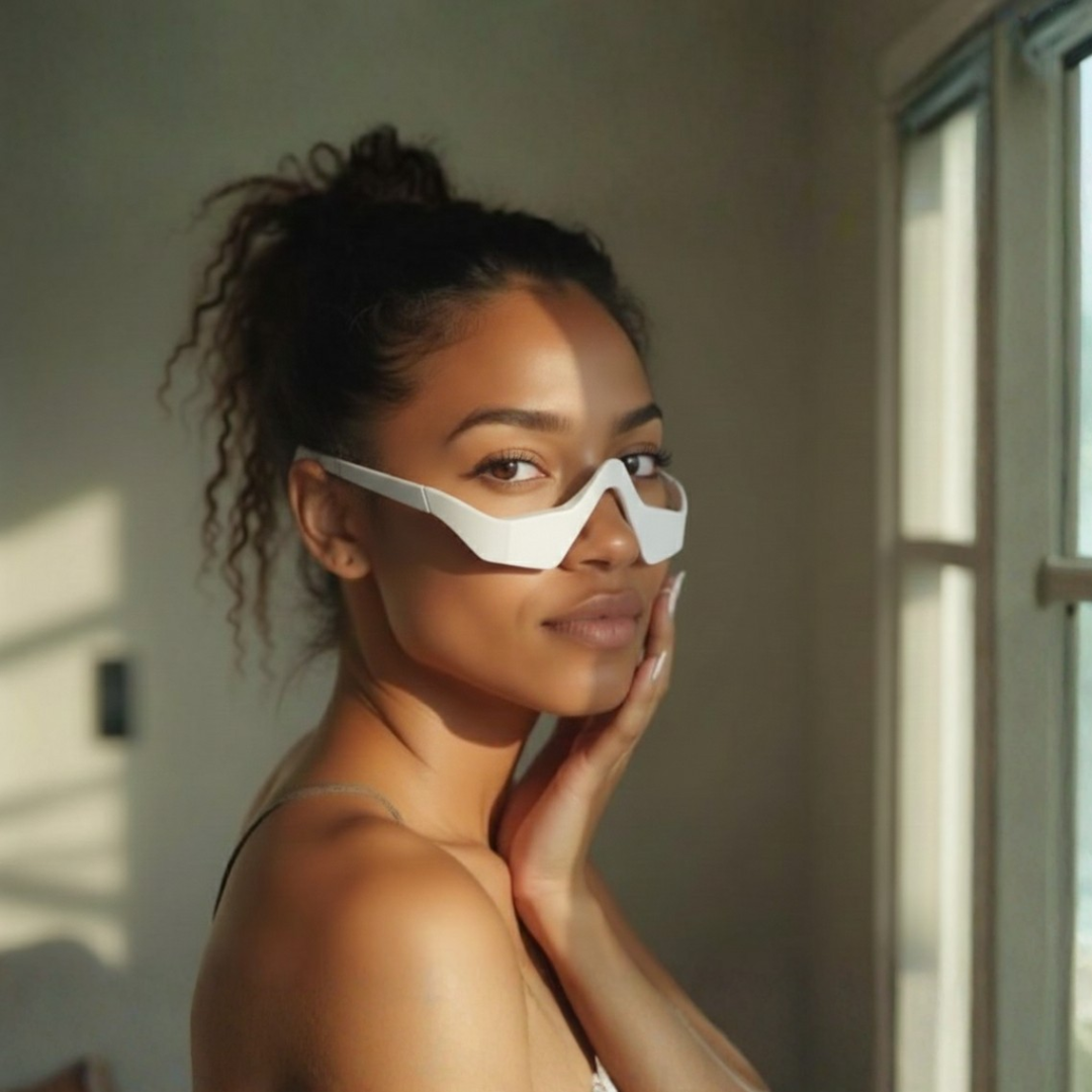 3D Wearable EMS & Red Light Eye Massager | Reduce Eye Bags & Fine Lines