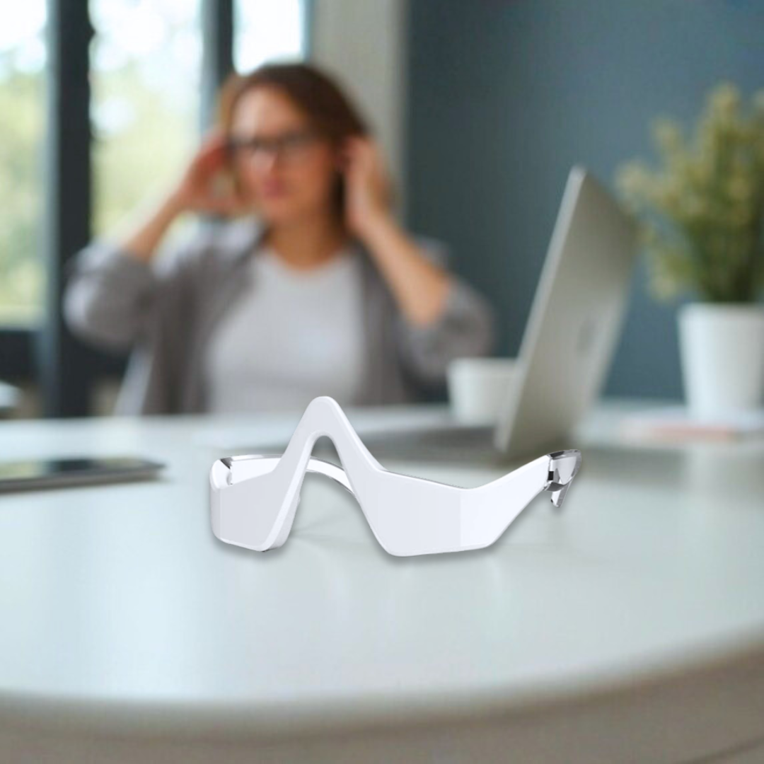 3D Wearable EMS & Red Light Eye Massager | Reduce Eye Bags & Fine Lines